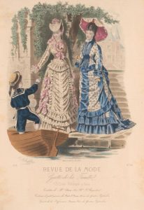 Fashion plate, 1875, France shewhoworshipscarlin tumblr