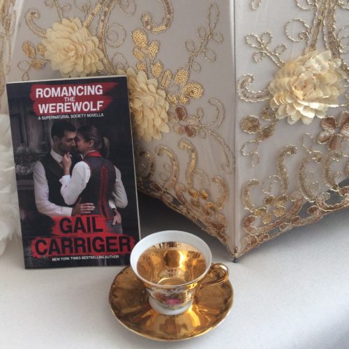RTW Romancing the Werwolf Gail Carriger Parasol Gold Teacup