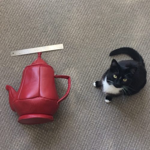 IMAGE: Teapot Purse Massive Red