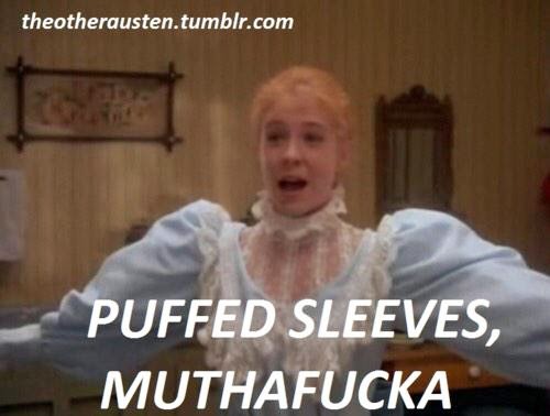Puffed Sleeves Muthafucka Anne Green Gables Gail Carriger