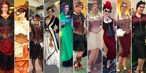 Gail Carriger 10 Years of Steampunk Oufits