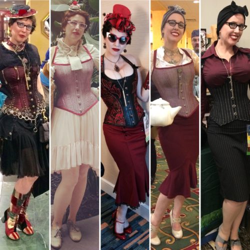 Gail Carriger second 5 years steampunk outfits