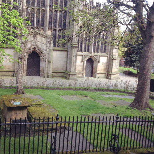 Nottingham Graveyard Church Lace Market Hotel View by Gail Carriger